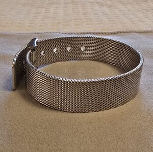 Stainless Steel Mesh Belt Buckle Bracelet